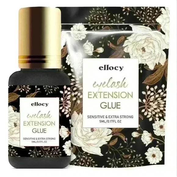 ellocy Eyelash Extension Glue - 5ml Black Adhesive - Picture 1 of 7